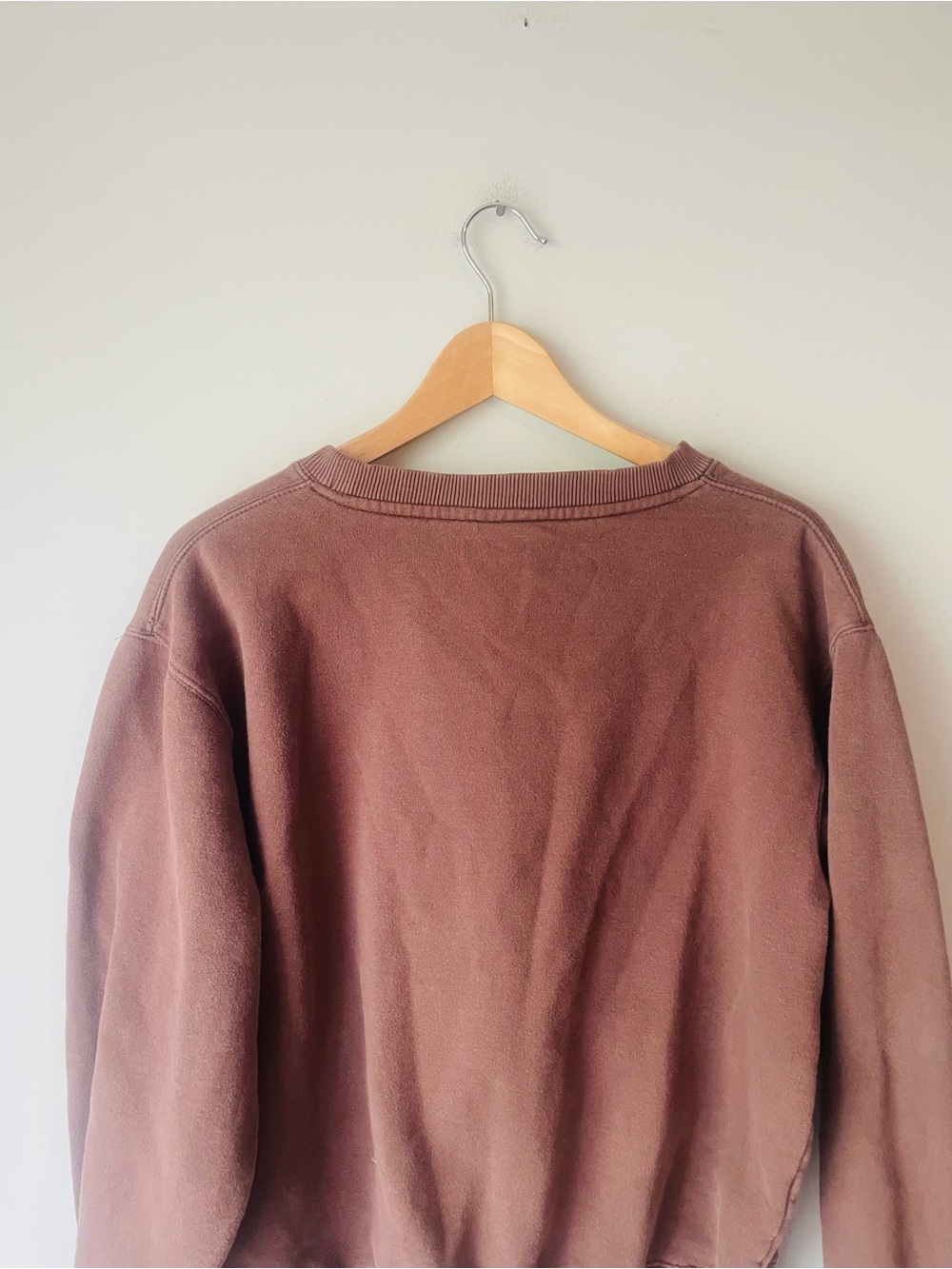 Vintage Wyoming Brown Crewneck Sweatshirt with Yellow Logo - Picture 8 of 8
